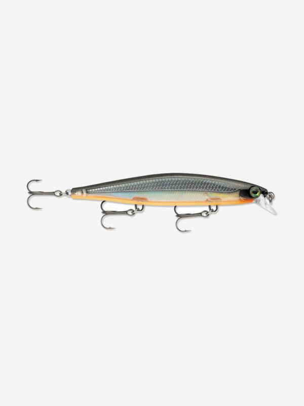 Воблер для рыбалки RAPALA Shadow Rap 11, 11см, 13гр, цвет HLW, медленно тонущий, Серебряный