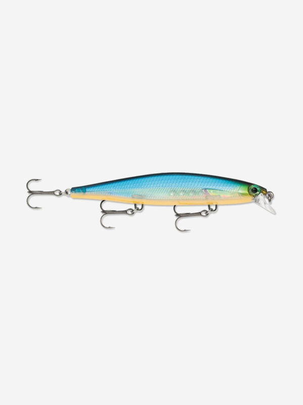 Воблер для рыбалки RAPALA Shadow Rap 11, 11см, 13гр, цвет BGH, медленно тонущий, Голубой