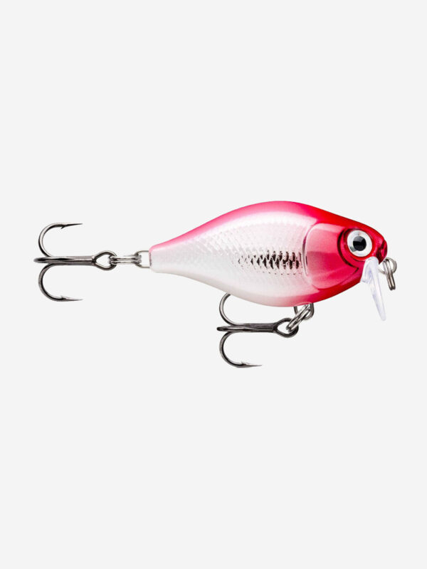 Воблер для рыбалки RAPALA X-Light Crank Shallow Runner 03, 3,5см, 4гр, цвет PCL, плавающий, Розовый