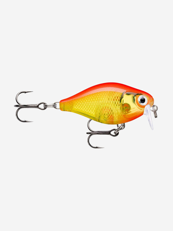 Воблер для рыбалки RAPALA X-Light Crank Shallow Runner 03, 3,5см, 4гр, цвет GFR, плавающий, Оранжевый