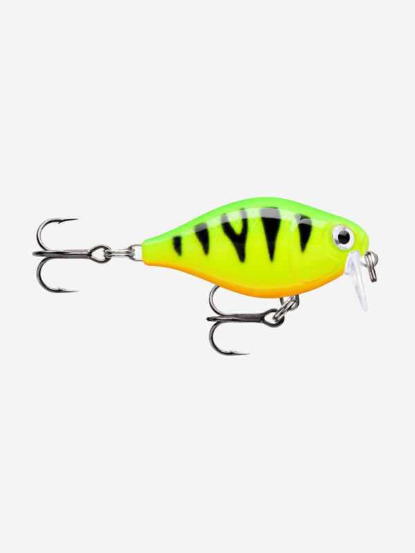 Воблер для рыбалки RAPALA X-Light Crank Shallow Runner 03, 3,5см, 4гр, цвет FT, плавающий, Зеленый