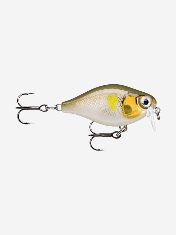 Воблер для рыбалки Rapala X-Light Crank Shallow Runner 03, 3,5см, 4гр, цвет AYU, плавающий, Серебряный