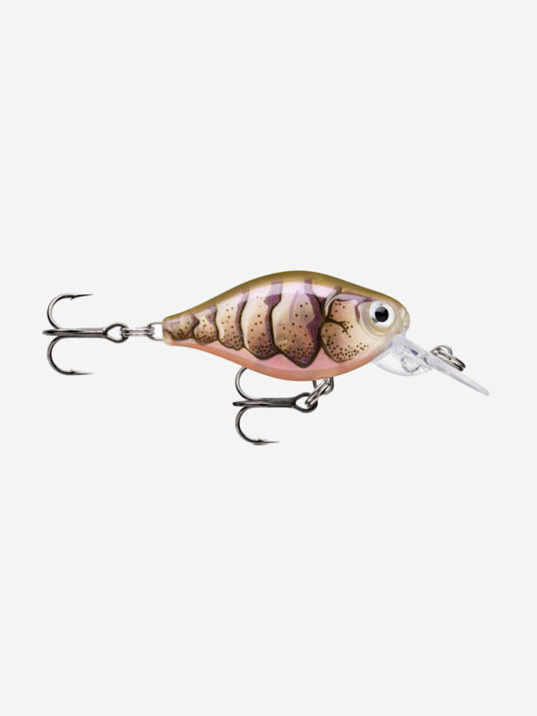 Воблер для рыбалки RAPALA X-Light Crank Mid Runner 03, 3,5см, 4гр, цвет PUPU, плавающий, Коричневый