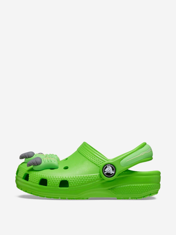 Сабо детские Crocs Classic I Am Dinosaur Clog T, Зеленый