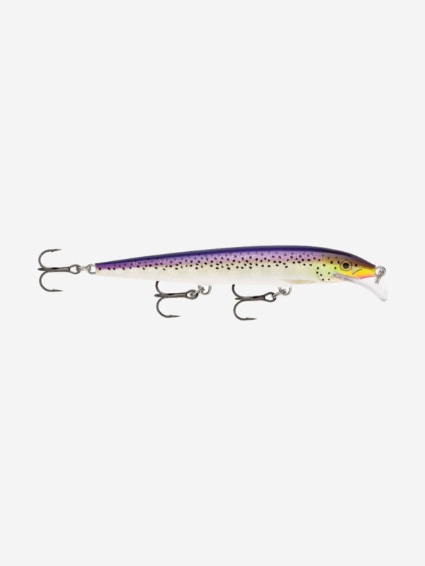 Воблер для рыбалки RAPALA Scatter Rap Minnow 11, 11см, 6гр, цвет PD, плавающий, Фиолетовый