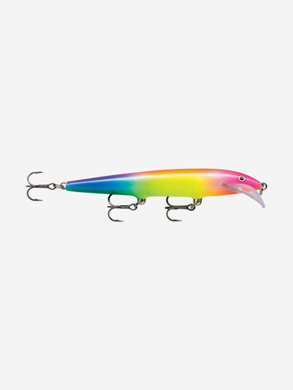 Воблер для рыбалки RAPALA Scatter Rap Minnow 11, 11см, 6гр, цвет ELJ, плавающий, Мультицвет