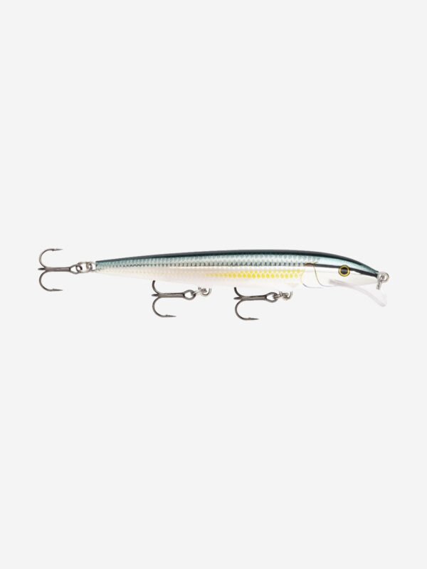 Воблер для рыбалки RAPALA Scatter Rap Minnow 11, 11см, 6гр, цвет ALB, плавающий, Серебряный