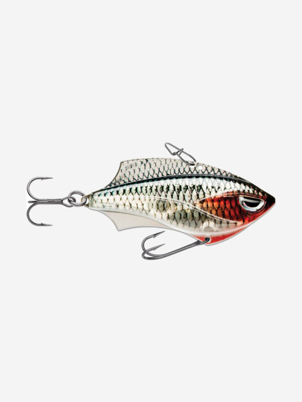 Воблер для рыбалки RAPALA Rap-V Blade 05, 5см, 10гр, цвет ROL, тонущий, Серебряный