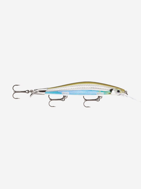 Воблер для рыбалки RAPALA RipStop Deep 09, 9см, 8гр, цвет MBS, нейтральный, Серебряный