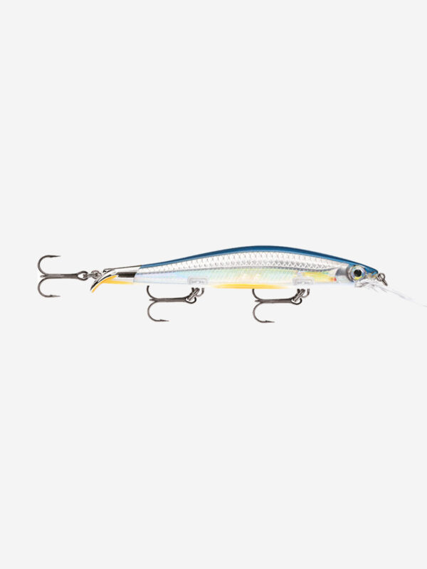 Воблер для рыбалки RAPALA RipStop Deep 09, 9см, 8гр, цвет EB, нейтральный, Серебряный