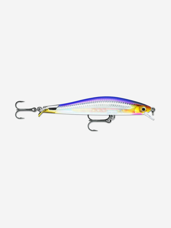 Воблер для рыбалки RAPALA RipStop 09, 9см, 7гр, цвет PD, нейтральный, Фиолетовый