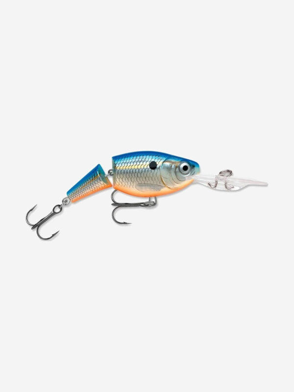 Воблер для рыбалки RAPALA Jointed Shad Rap 09, 9см, 25гр, цвет BSD, нейтральный, Голубой