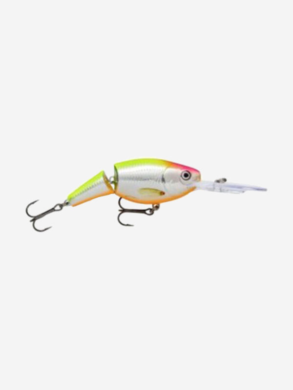 Воблер для рыбалки RAPALA Jointed Shad Rap 07, 7см, 13гр, цвет CLS, нейтральный, Зеленый