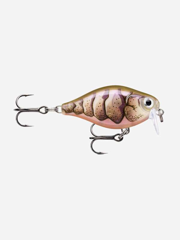 Воблер для рыбалки RAPALA X-Light Crank Shallow Runner 03, 3,5см, 4гр, цвет PUPU, плавающий, Коричневый