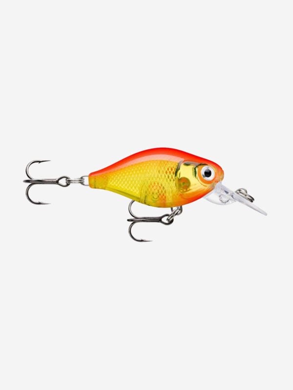 Воблер для рыбалки RAPALA X-Light Crank Mid Runner 03, 3,5см, 4гр, цвет GFR, плавающий, Красный