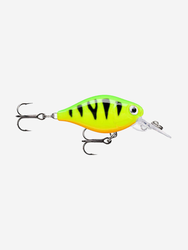 Воблер для рыбалки Rapala X-Light Crank Mid Runner 03, 3,5см, 4гр, цвет FT, плавающий, Зеленый