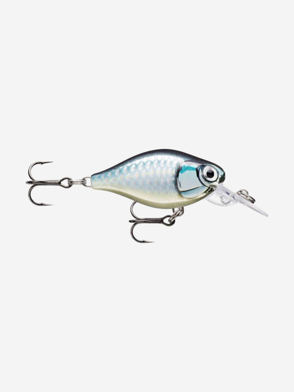 Воблер для рыбалки RAPALA X-Light Crank Mid Runner 03, 3,5см, 4гр, цвет BAP, плавающий, Серебряный