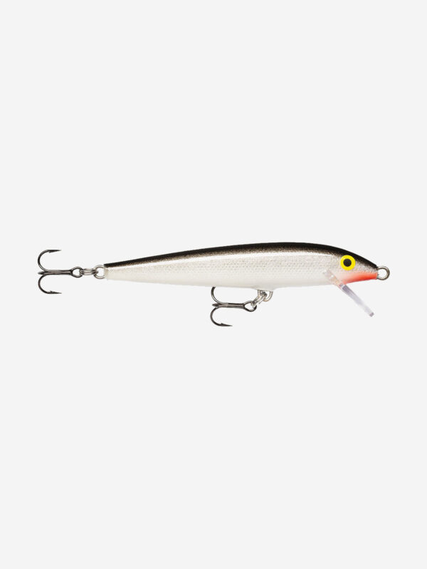 Воблер для рыбалки RAPALA Original Floater 11, 11см, 6гр, цвет S, плавающий, Серый