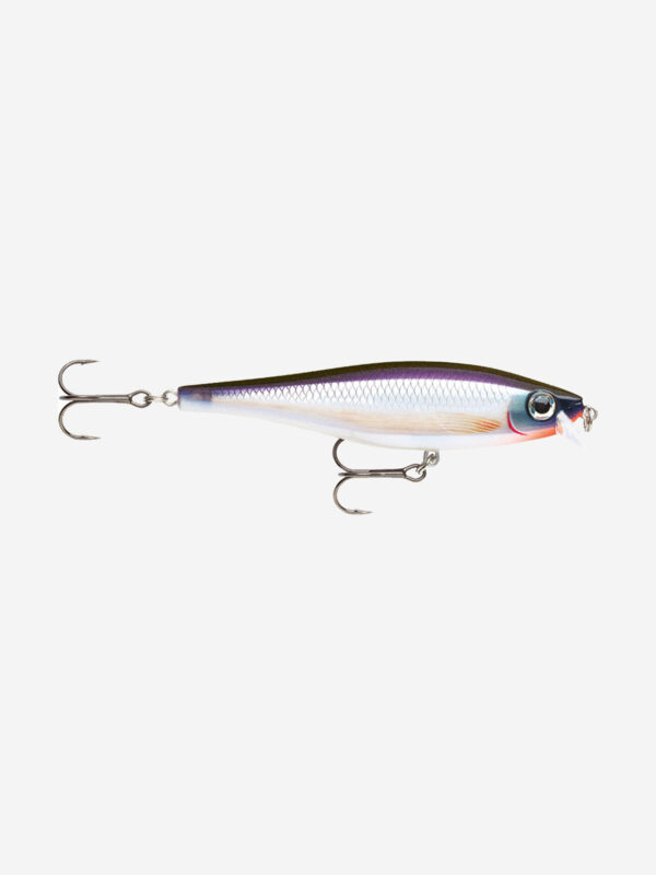 Воблер для рыбалки RAPALA BX Minnow 10, 10см, 12г, цвет PDS, плавающий, Серебряный