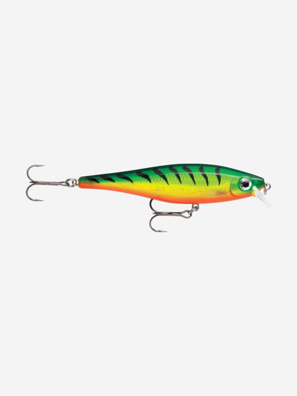 Воблер для рыбалки RAPALA BX Minnow 10, 10см, 12г, цвет FT, плавающий, Зеленый