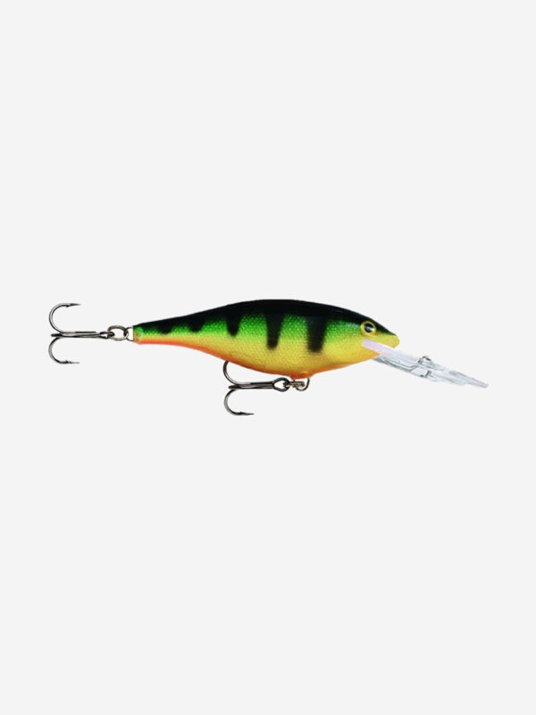 Воблер для рыбалки RAPALA Shad Rap 07, 7см, 8гр, цвет P, плавающий, Зеленый