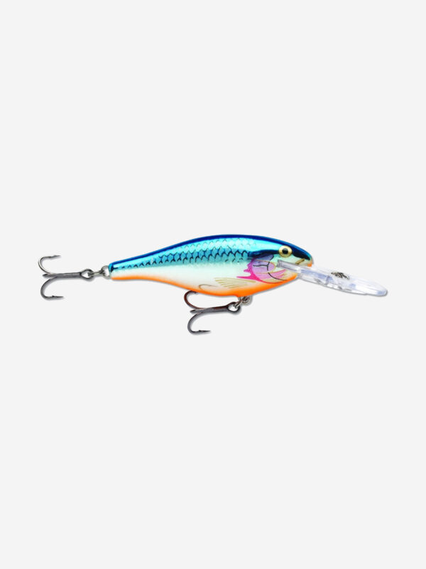 Воблер для рыбалки RAPALA Shad Rap 07, 7см, 8гр, цвет SB, плавающий, Голубой