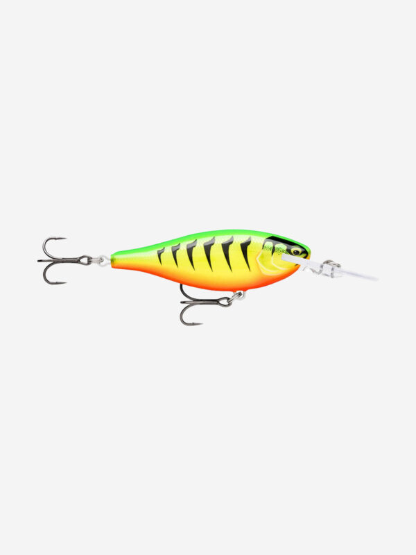 Воблер для рыбалки RAPALA Shad Rap Elite 55, 5,5см, 7гр, цвет GDFT, плавающий, Зеленый