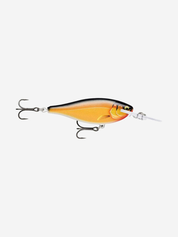 Воблер для рыбалки RAPALA Shad Rap Elite 55, 5,5см, 7гр, цвет GDGS, плавающий, Оранжевый