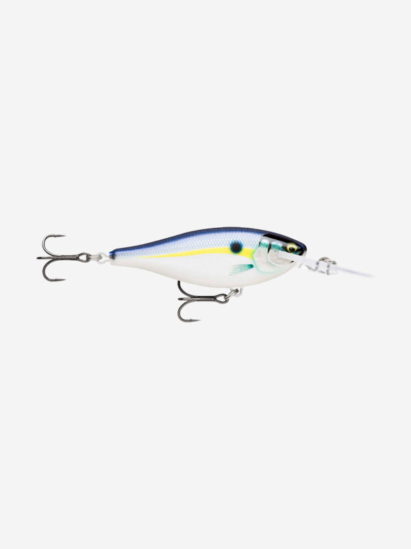 Воблер для рыбалки RAPALA Shad Rap Elite 55, 5,5см, 7гр, цвет GDHSD, плавающий, Серый