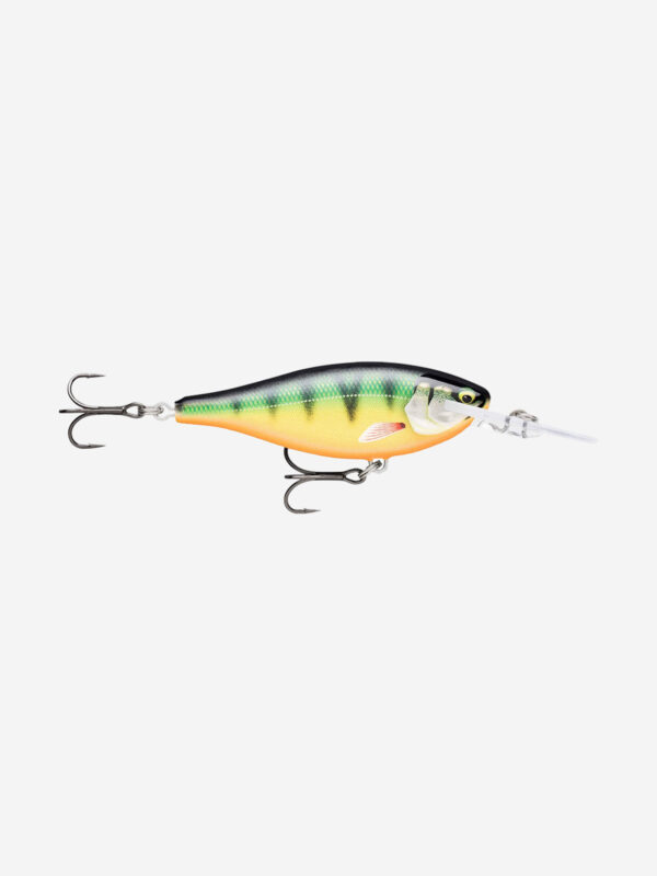 Воблер для рыбалки RAPALA Shad Rap Elite 55, 5,5см, 7гр, цвет GDP, плавающий, Зеленый