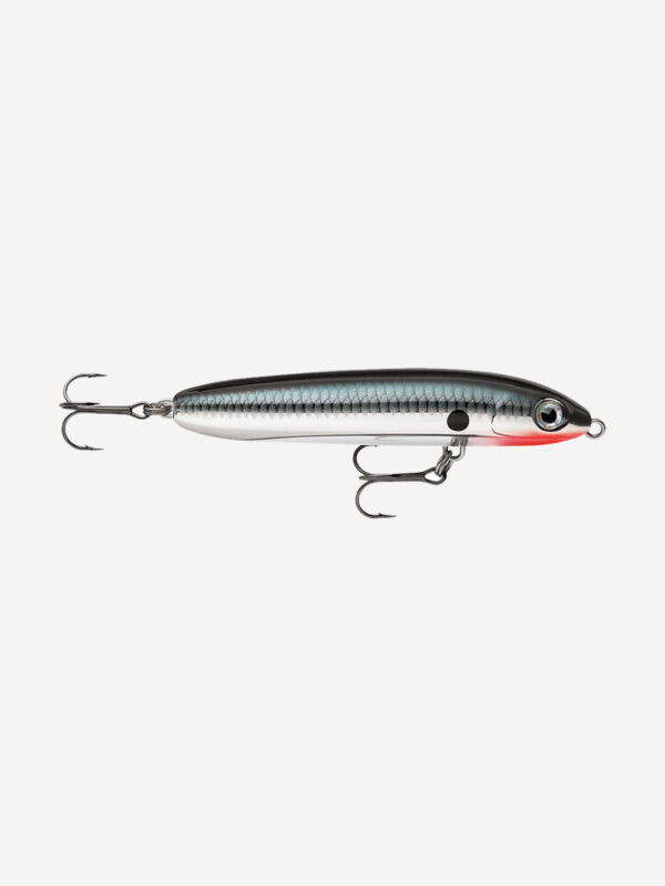 Воблер для рыбалки RAPALA Skitter V 13, 13см, 28гр, цвет CH, плавающий, Серебряный