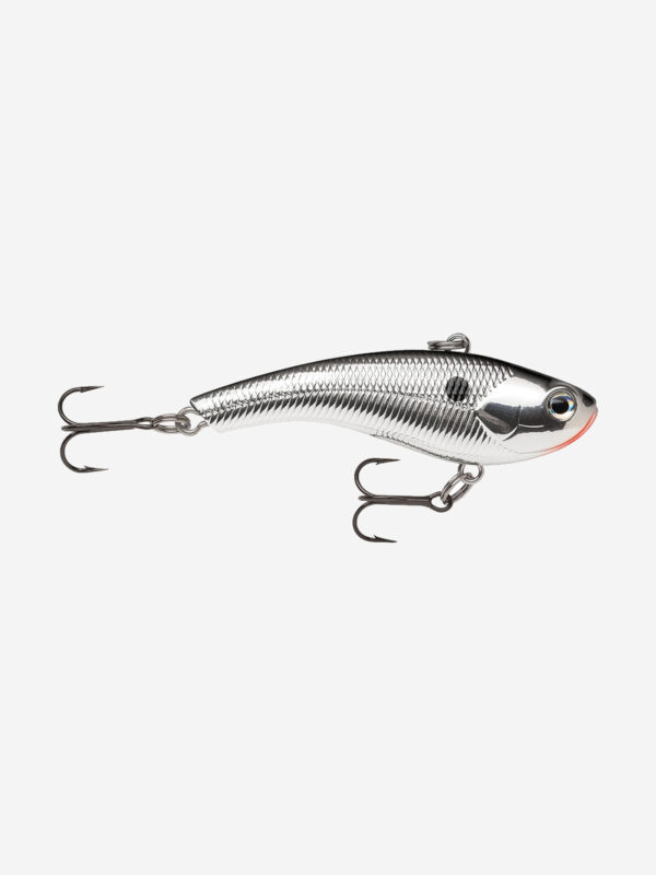 Воблер для рыбалки RAPALA Slab Rap 06, 6см, 10гр, цвет CH, быстро тонущий, Серебряный