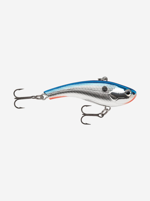 Воблер для рыбалки RAPALA Slab Rap 05, 5см, 6гр, цвет CHB, быстро тонущий, Серебряный