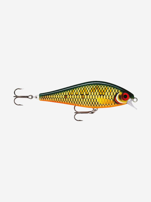 Воблер для рыбалки RAPALA Super Shadow Rap 11, 11см, 38гр, цвет SCRR, медленно тонущий, Золотой