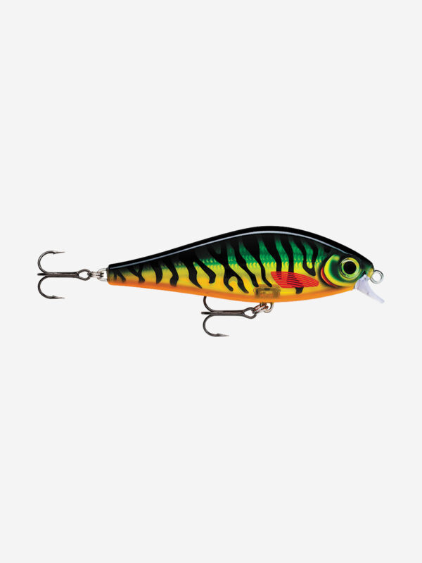 Воблер для рыбалки RAPALA Super Shadow Rap 11, 11см, 38гр, цвет HTIP, медленно тонущий, Зеленый