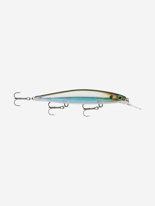 Воблер для рыбалки RAPALA Shadow Rap Deep 11, 11см, 13гр, цвет MBS, медленно тонущий, Зеленый