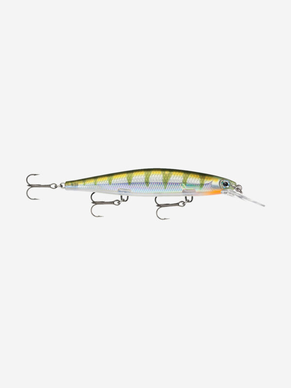 Воблер для рыбалки RAPALA Shadow Rap Deep 11, 11см, 13гр, цвет YP, медленно тонущий, Зеленый