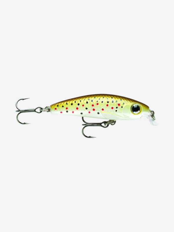 Воблер для рыбалки RAPALA Ultra Light Minnow 06, 6см, 4гр, цвет TR, медленно тонущий, Зеленый