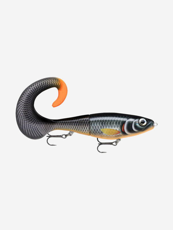 Воблер для рыбалки RAPALA X-Rap Otus 17, 17см, 40гр, цвет HLW, медленно тонущий, Серый