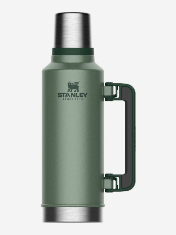 Термос для напитков Stanley Classic 1900 мл с ручкой, Зеленый
