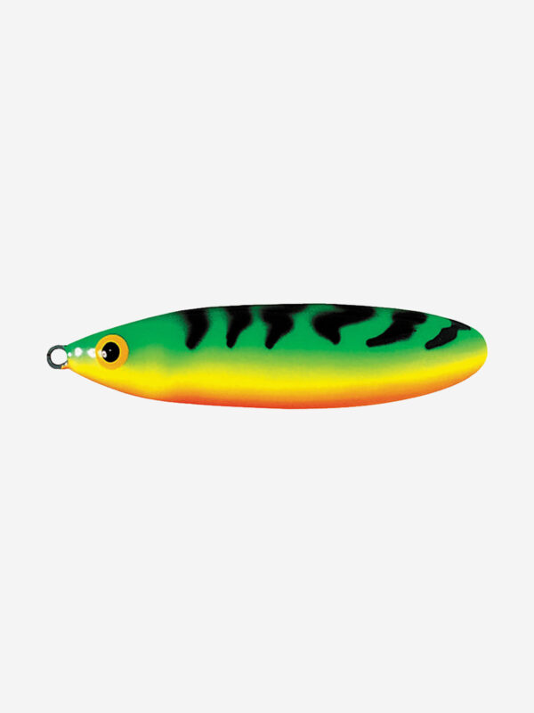 Блесна для рыбалки колеблющаяся RAPALA Minnow Spoon, 6см, 10гр /FT (незацепляйка), Зеленый