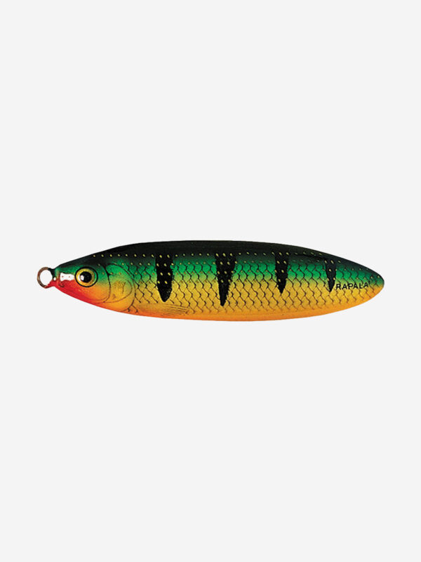 Блесна для рыбалки колеблющаяся RAPALA Minnow Spoon, 6см, 10гр /P (незацепляйка), Коричневый