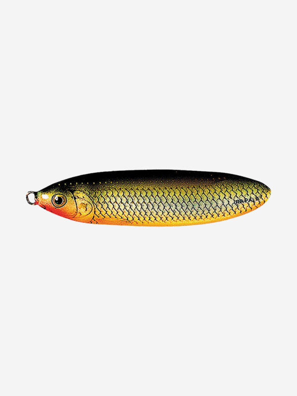 Блесна для рыбалки колеблющаяся RAPALA Minnow Spoon, 7см, 15гр /RFSH (незацепляйка), Коричневый