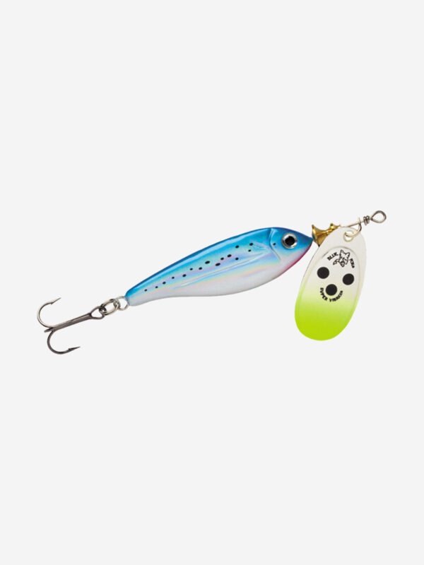 Блесна для рыбалки вращающаяся BLUE FOX Minnow Super Vibrax 1 /SB, Голубой