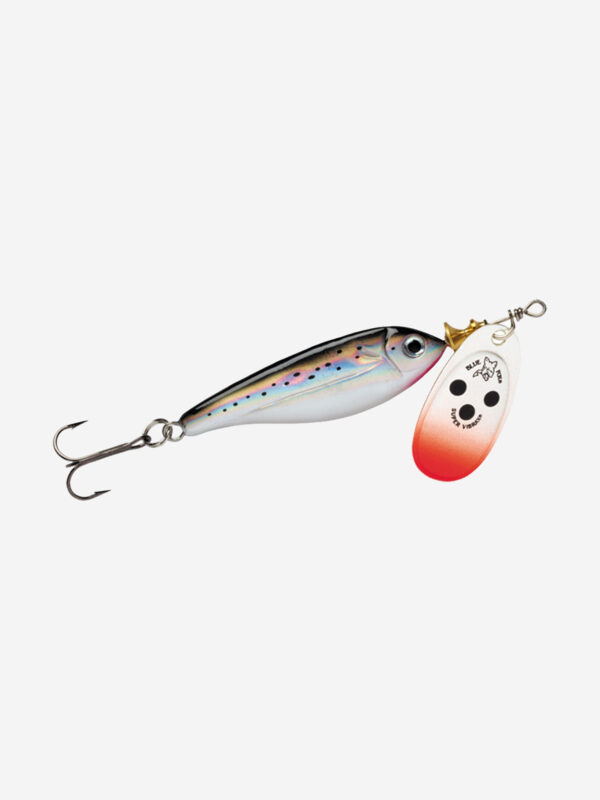 Блесна для рыбалки вращающаяся BLUE FOX Minnow Super Vibrax 3 /S, Серебряный