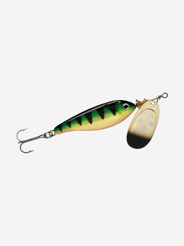 Блесна для рыбалки вращающаяся BLUE FOX Minnow Super Vibrax 2 /GP, Зеленый
