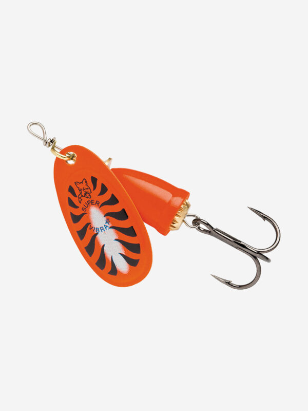 Блесна для рыбалки вращающаяся BLUE FOX Vibrax Fluorescent 1 /OCW, Красный