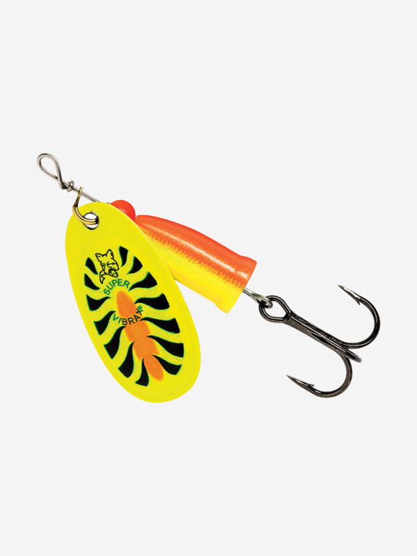 Блесна для рыбалки вращающаяся BLUE FOX Vibrax Fluorescent 2 /FT, Оранжевый