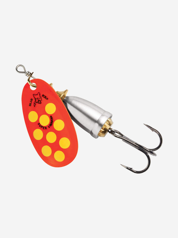 Блесна для рыбалки вращающаяся BLUE FOX Vibrax Hot Pepper 4 /FRY, Серебряный