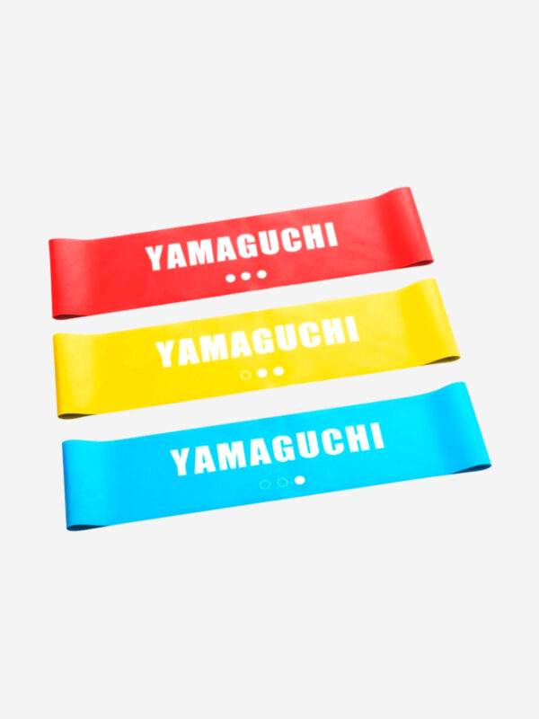 Набор из 3-х эластичных лент для фитнеса Yamaguchi Stretch FIT, Голубой